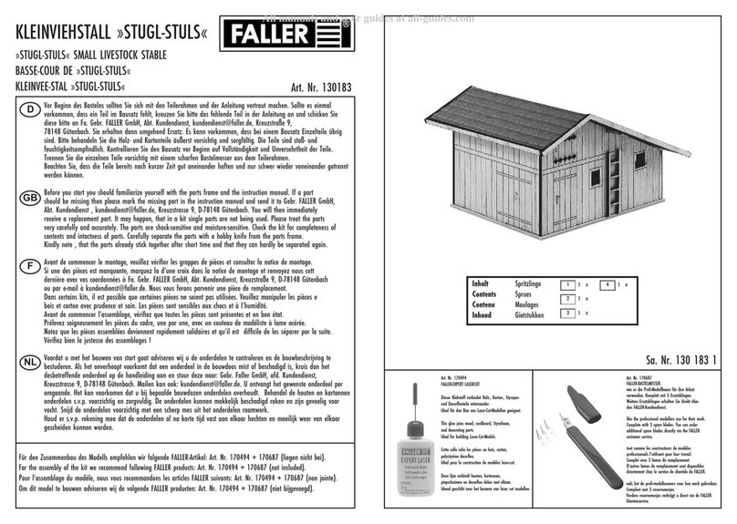 Faller Station STUGL-STULS User manual