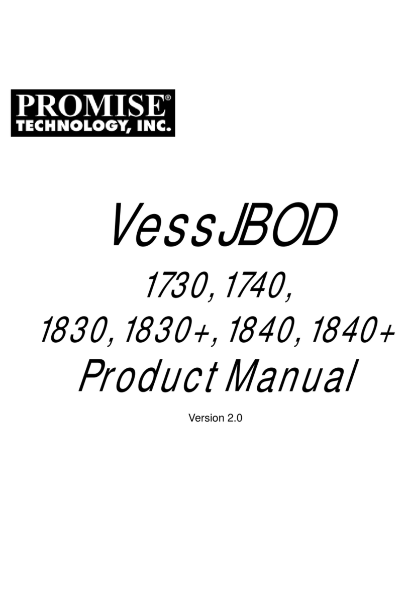 Promise VessJBOD 1000 Series User manual