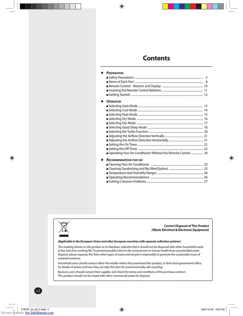 Samsung AQ NS Series User manual