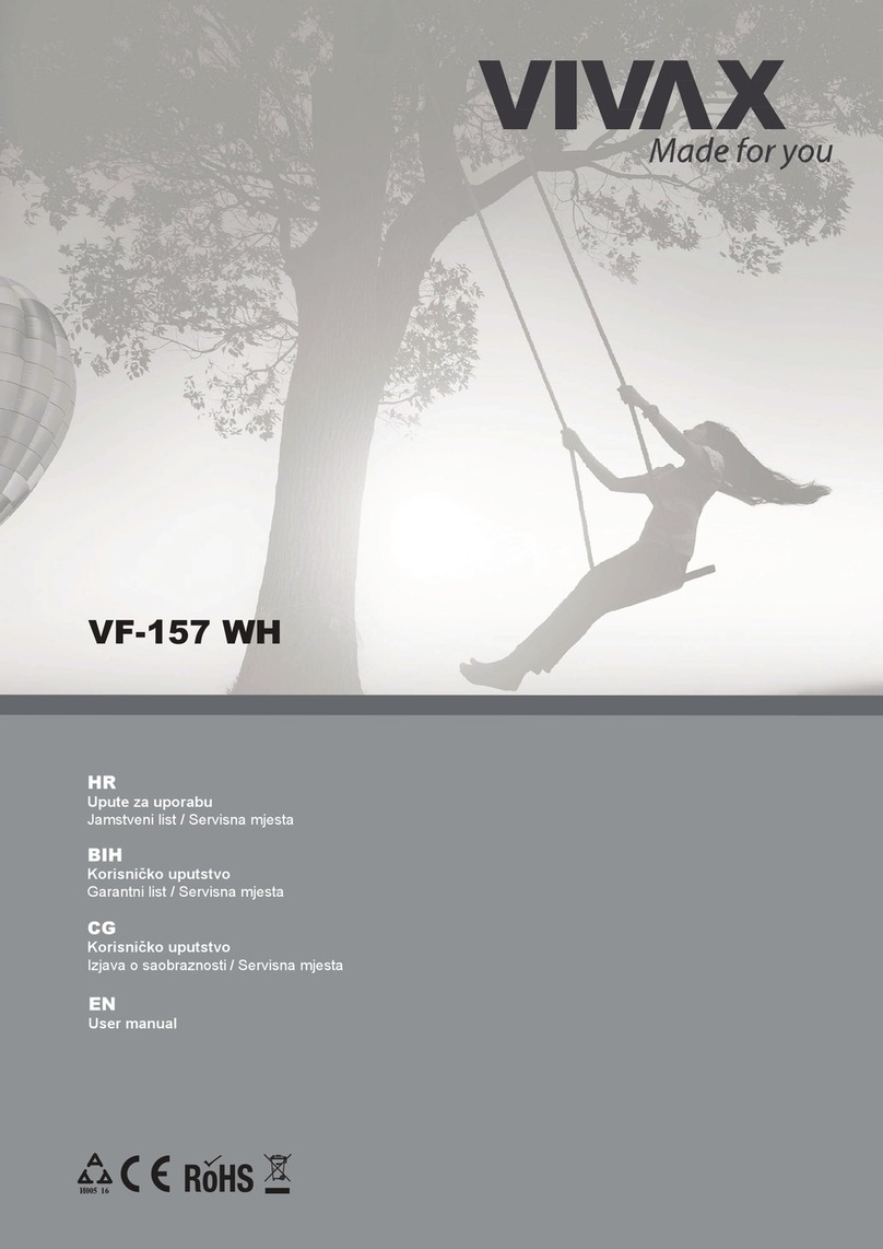 Vivax VF-157 WH user manual