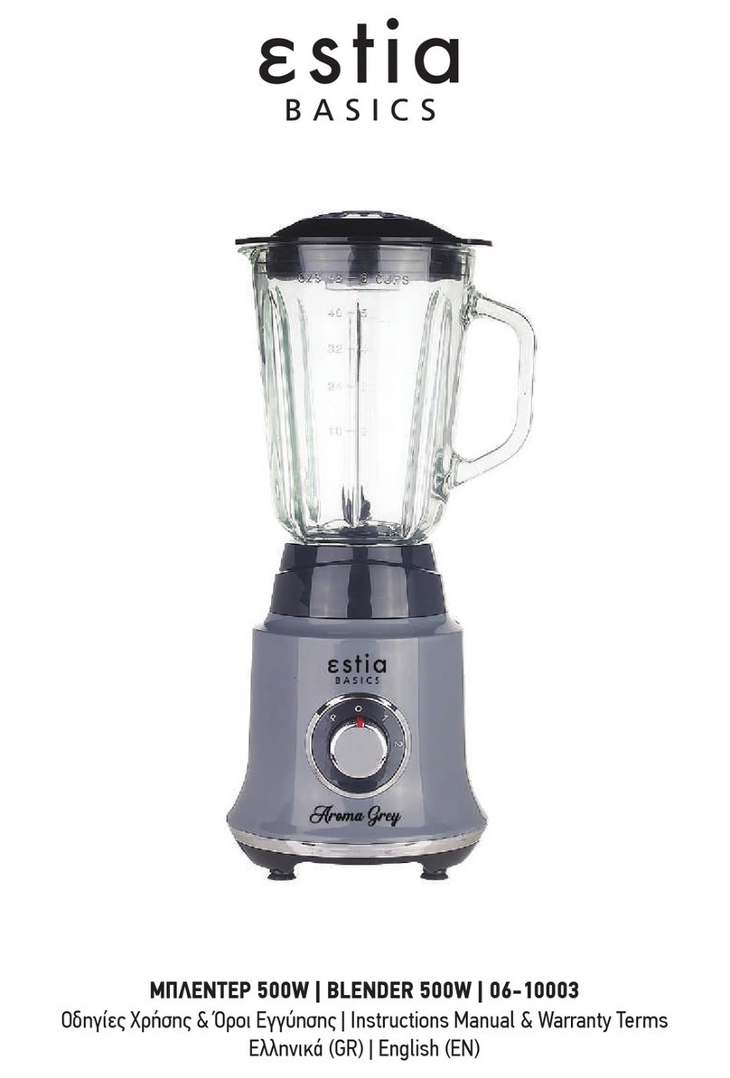 Estia Basics Aroma Grey Instruction manual & warranty
