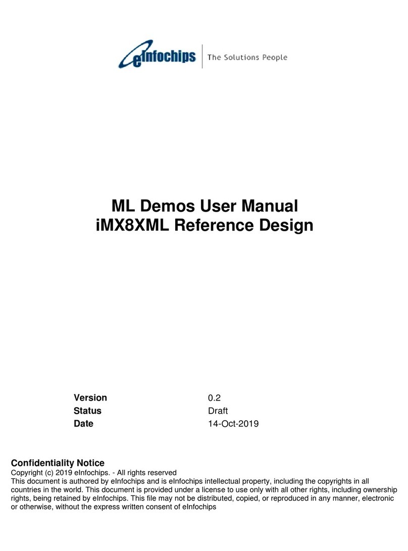 eInfochips iMX8XML user manual