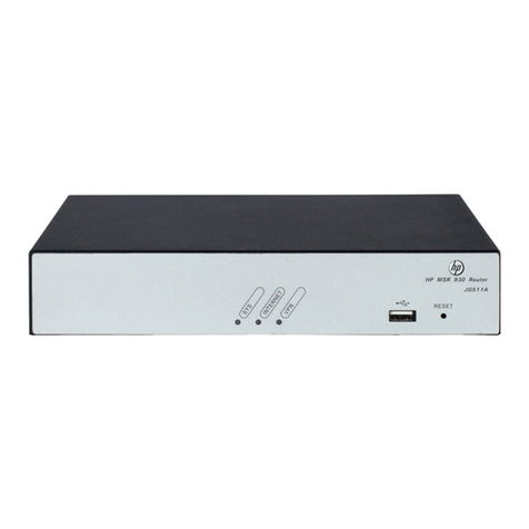 HP Enterprise FlexNetwork MSR93X quick start