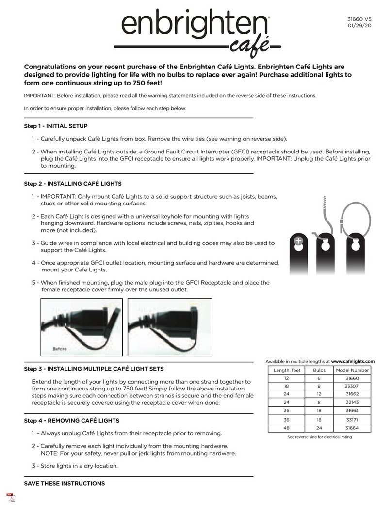 Jasco enbrighten CLRB 6 Series manual