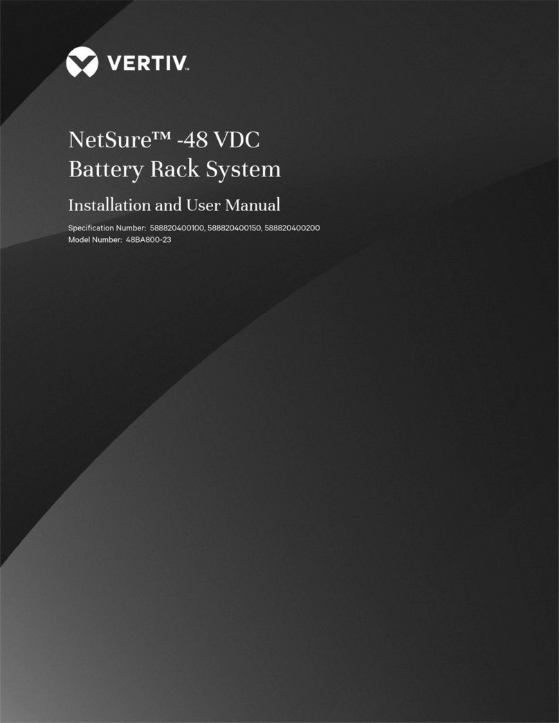 Vertiv NetSure 48 Series Installation and user manual