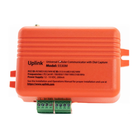Uplink 5530M Operating and maintenance instructions