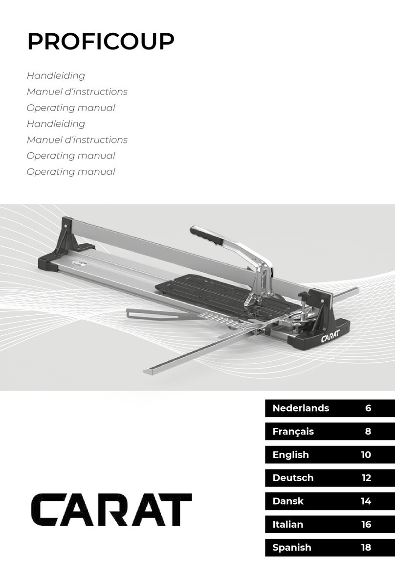 Carat PROFICOUP Series User manual