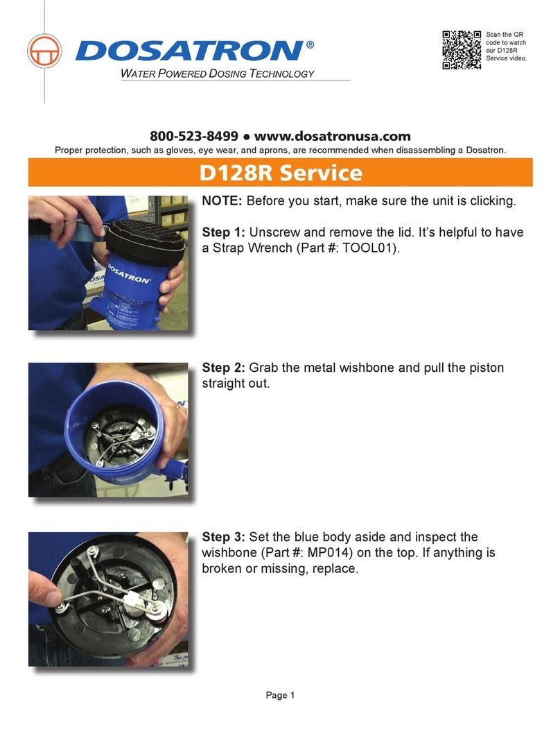dosatron D128R Service manual