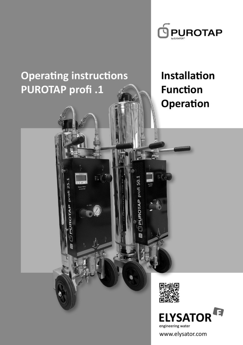 elysator PUROTAP profi 1 Series Parts list manual elysator PUROTAP profi 1 Series Parts list manual
