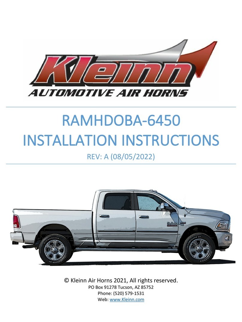 Kleinn RAMHDOBA-6450 installation instructions Kleinn RAMHDOBA-6450 installation instructions