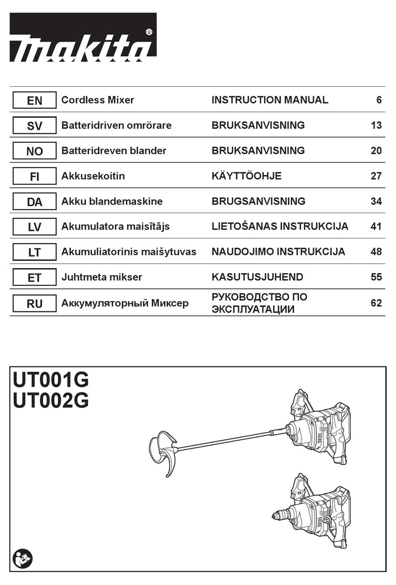 Makita UT001G User manual Makita UT001G User manual