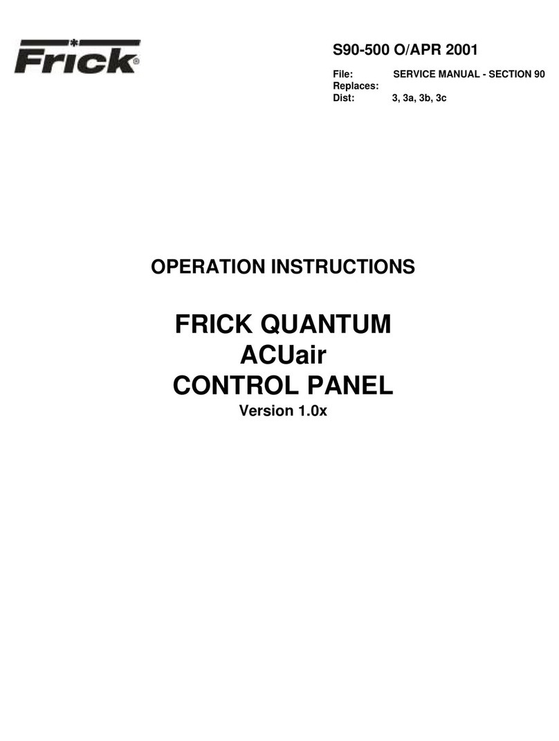 Frick Quantum ACUair User manual