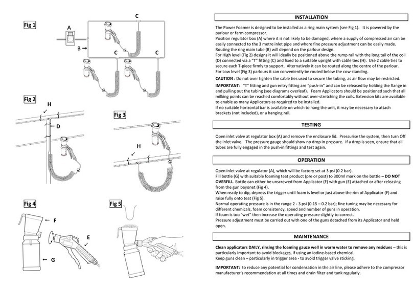 AMBIC POWER FOAMER operating instructions