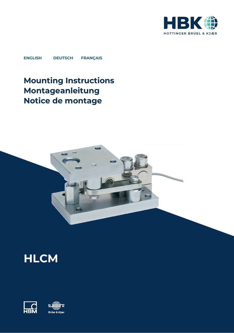 HBK HLCM Mounting instructions