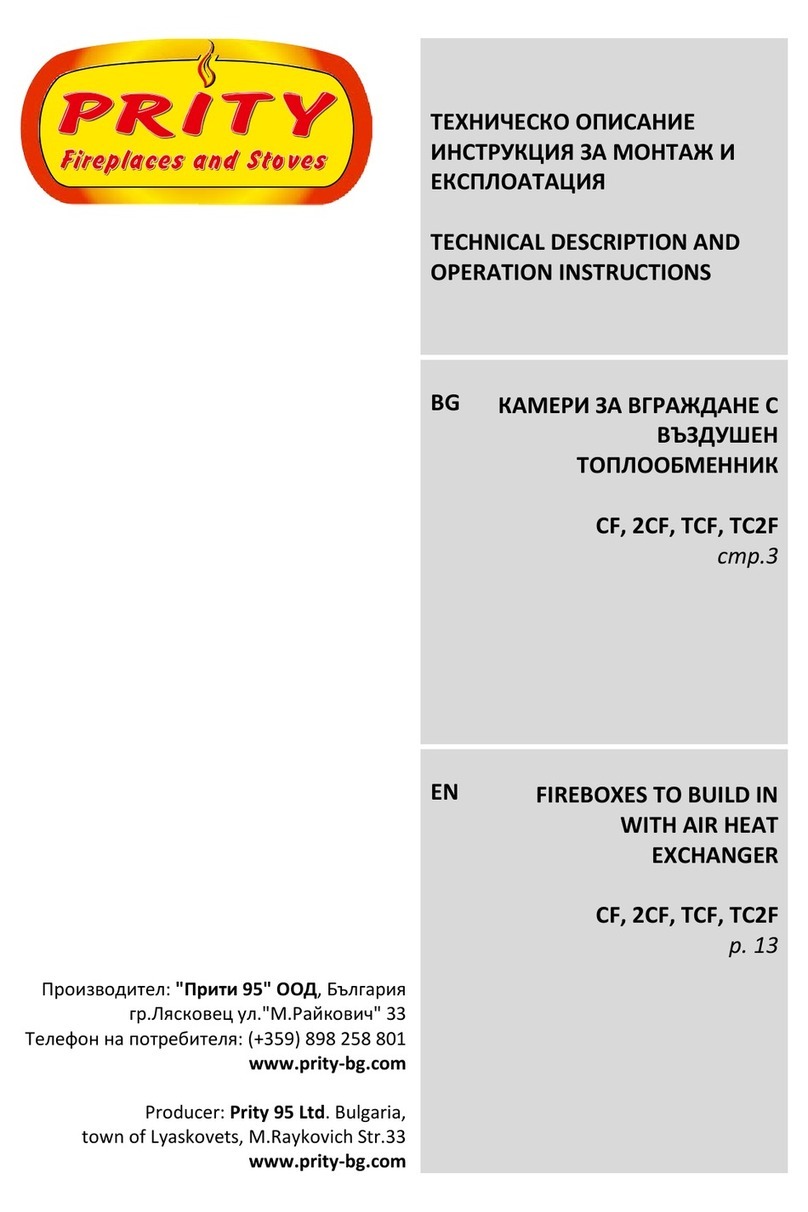 PRITY CF Technical description and operation instructions PRITY CF Technical description and operation instructions