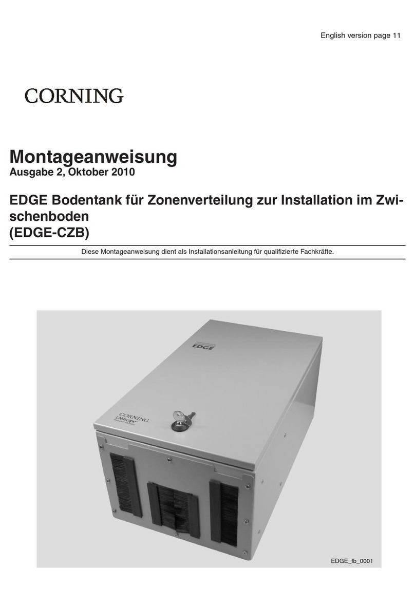 CORNING EDGE-CZB User manual
