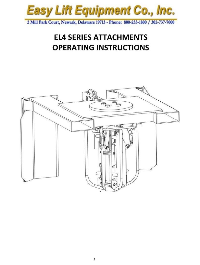 Easy Lift Equipment EAGLE-GRIP EL4 Series operating instructions