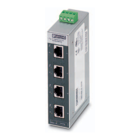 Phoenix Contact FL SWITCH SMN 6TX/2FX Installation notes for electricians