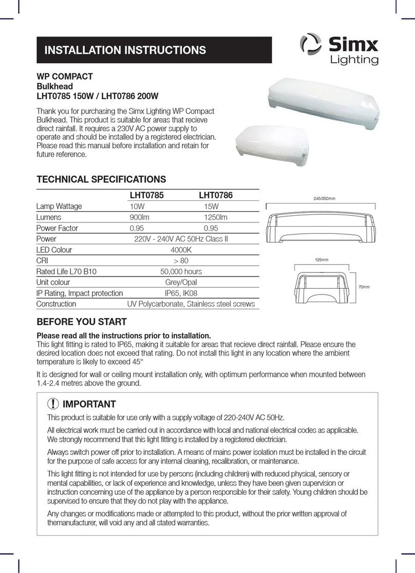 Simx Lighting WP COMPACT User manual