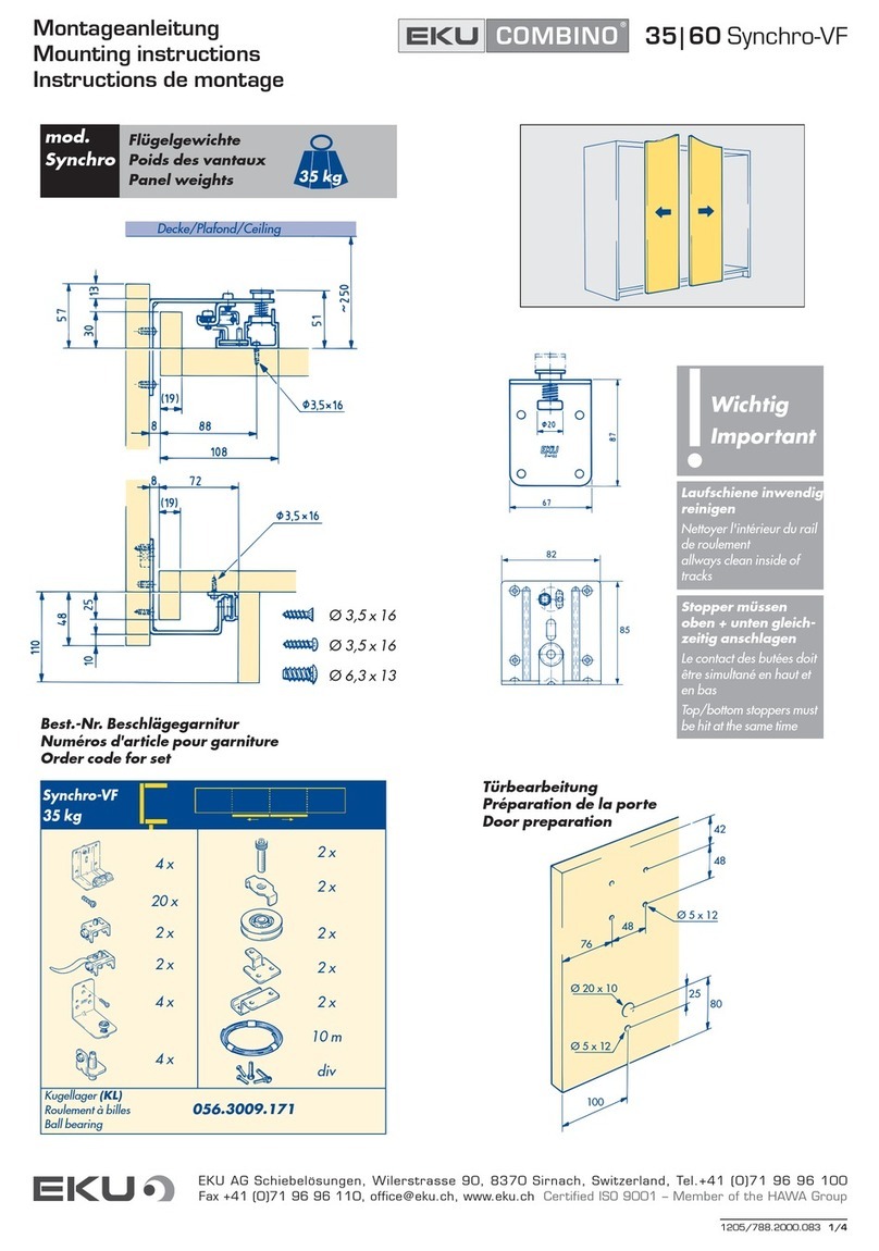 eku Combino 35 Synchro-VF User manual
