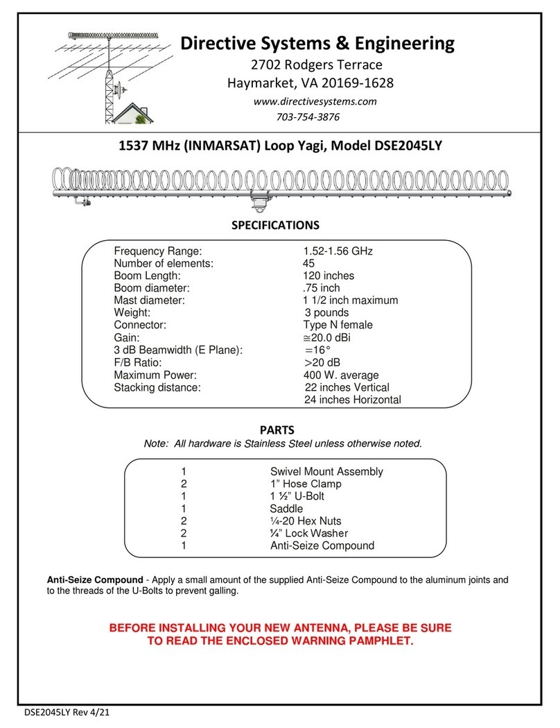 Directive Systems & Engineering DSE2045LY User manual Directive Systems & Engineering DSE2045LY User manual