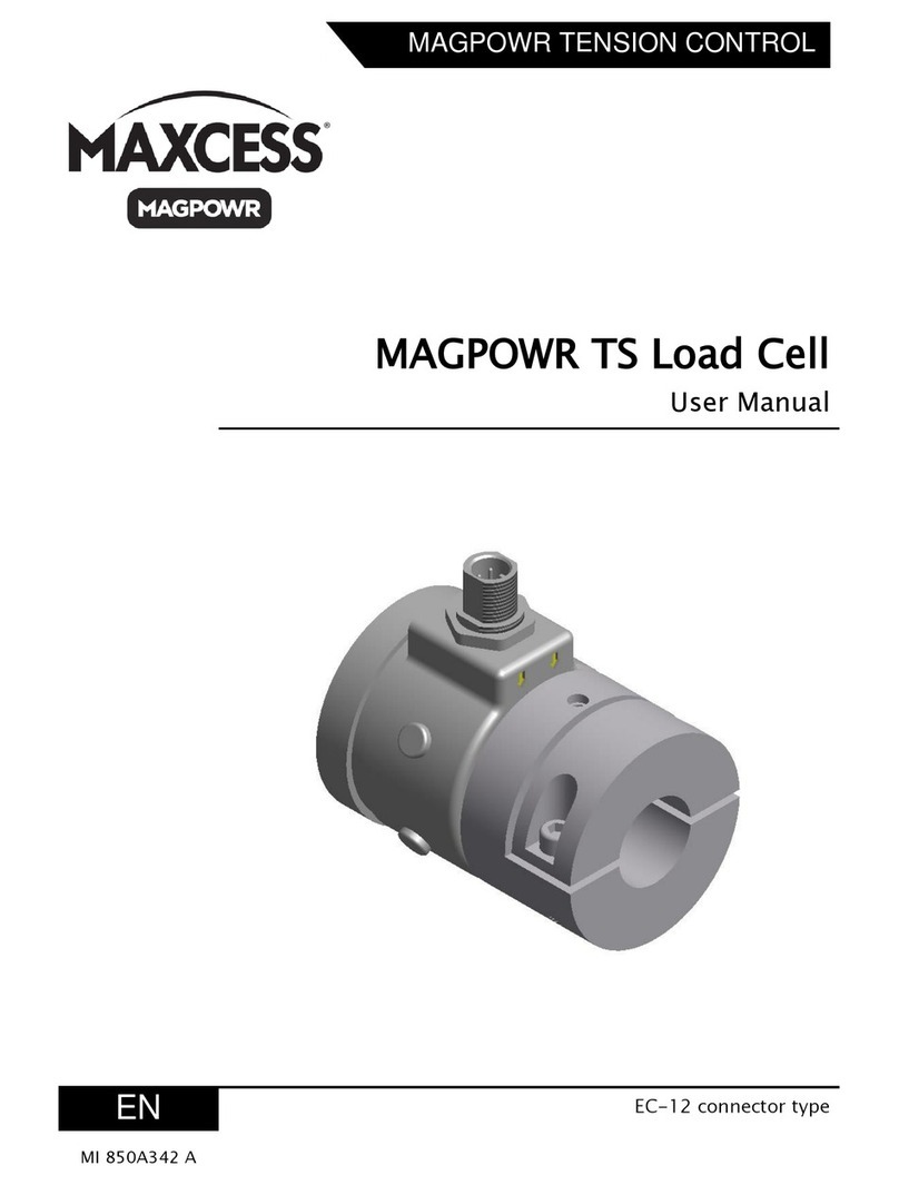 Maxcess MAGPOWR TS Load Cell User manual