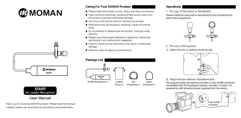 Moman MA6R user manual