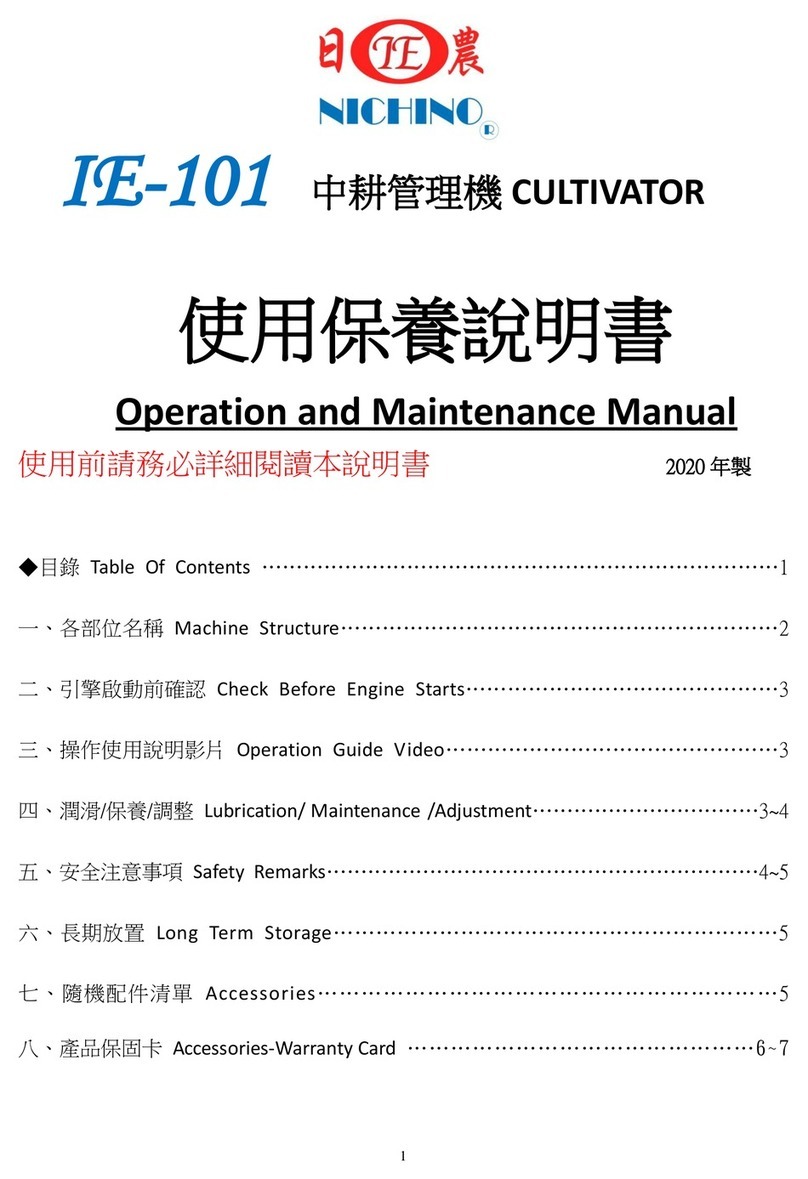 NICHINO IE-101 User manual