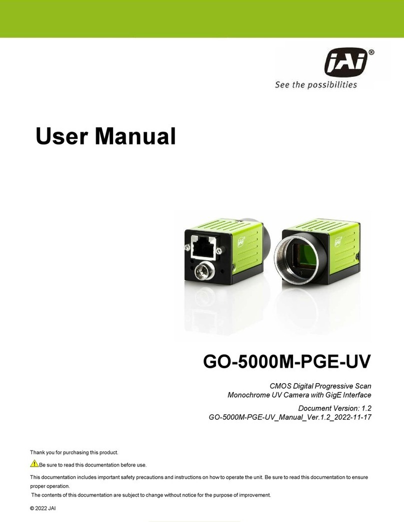 JAI GO-5000M-PGE-UV User manual