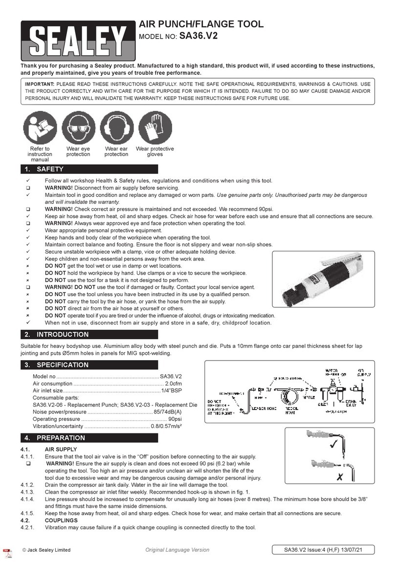 Sealey SA36.V2 quick start guide
