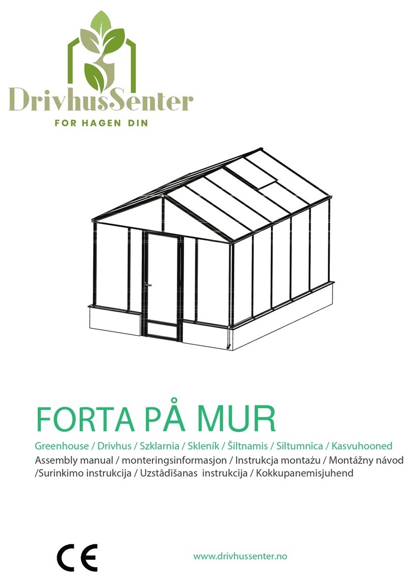 DrivhusSenter FORTA PA MUR User manual