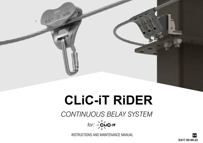 CLiC-iT RiDER Instruction and maintenance manual