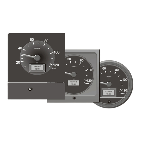 Mannesmann VDO E-Tacho 1323.02 Installation manual