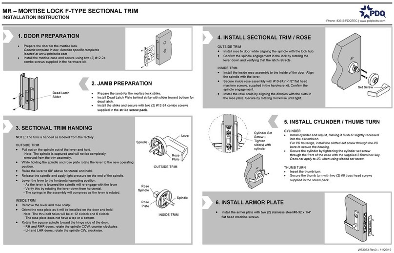 PDQ MR Series manual