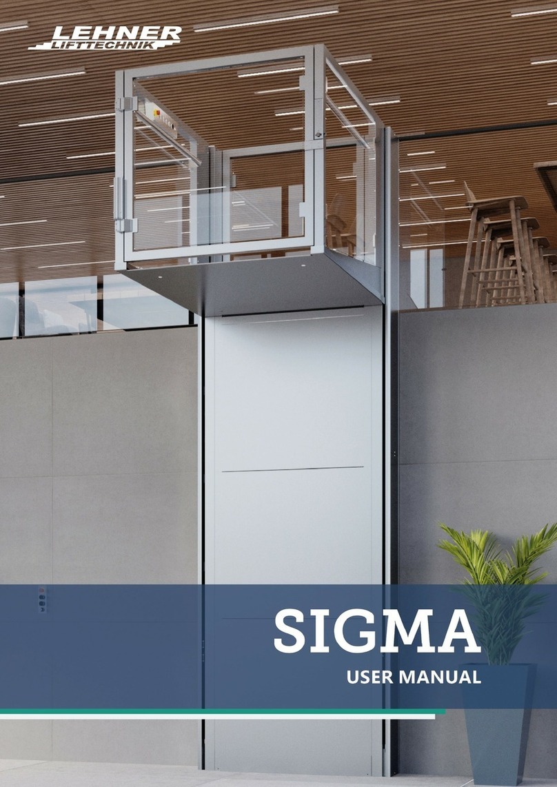 Lehner Lifttechnik SIGMA user manual