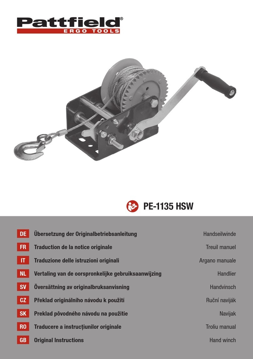 Pattfield Ergo Tools PE-1135 HSW Original instructions Pattfield Ergo Tools PE-1135 HSW Original instructions