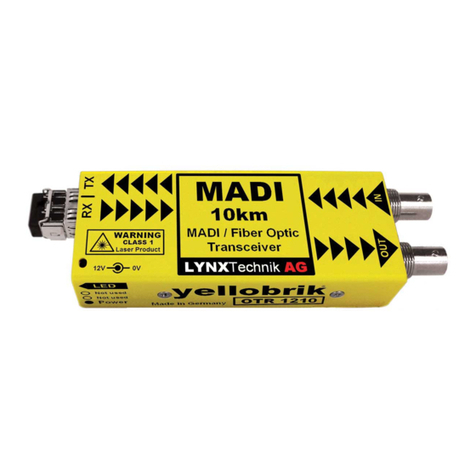 Lynx yellobrik OTR 1210 quick reference
