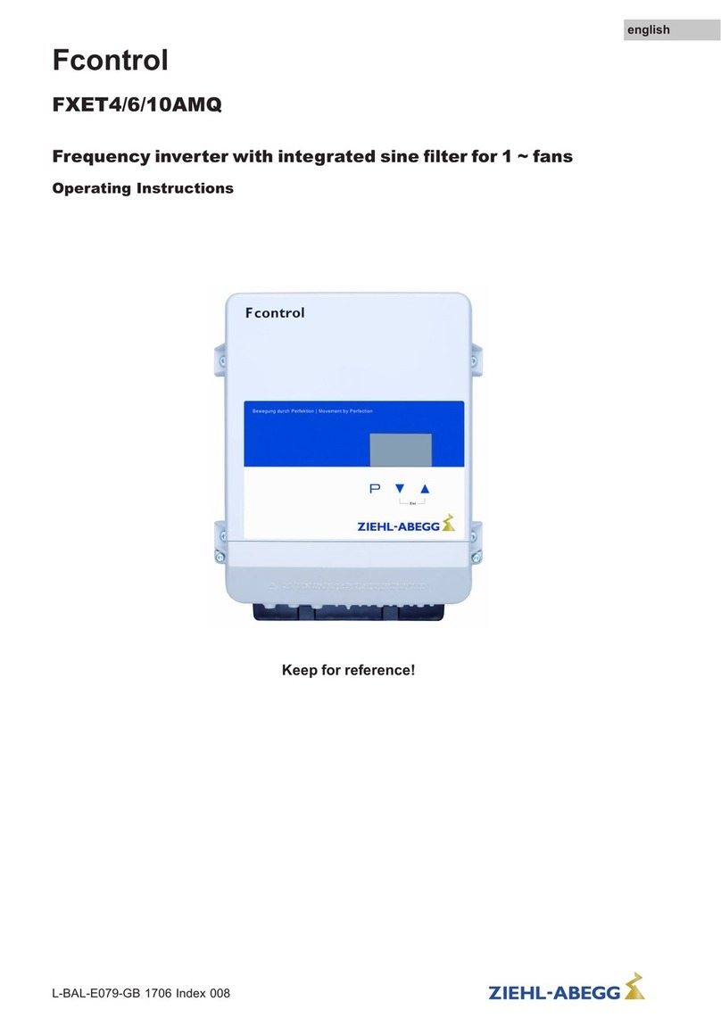 ZIEHL-ABEGG FXET4AMQ operating instructions