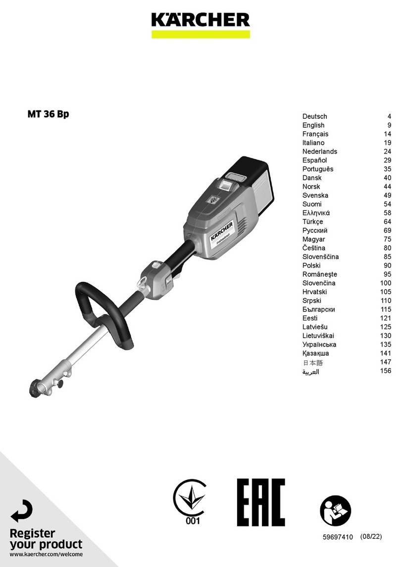 Kärcher MT 36 Bp user manual