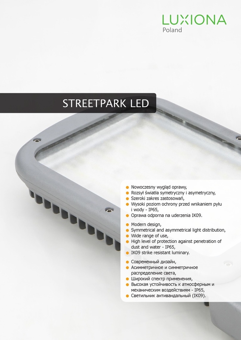 LUXIONA STREETPARK LED manual