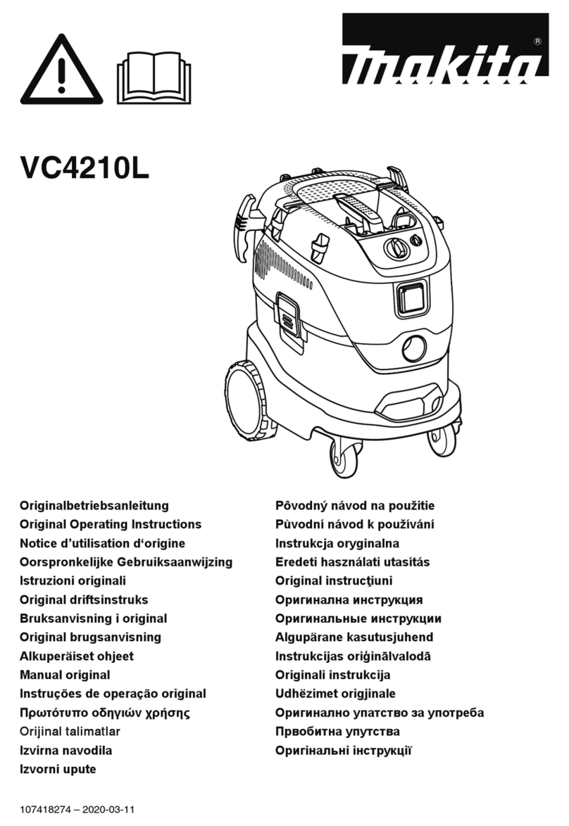 Makita VC4210L User manual