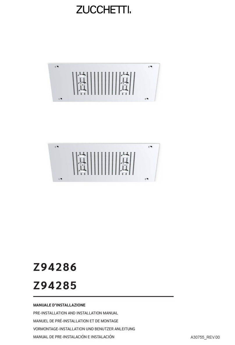 ZUCCHETTI Z94286 PRE-INSTALLATION AND INSTALLATION MANUAL ZUCCHETTI Z94286 PRE-INSTALLATION AND INSTALLATION MANUAL