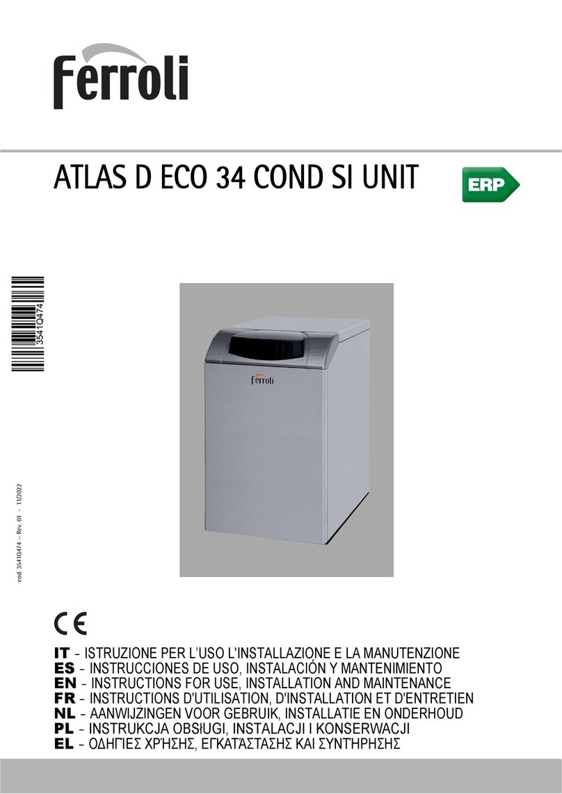 Ferroli ATLAS D ECO 34 COND SI UNIT User manual