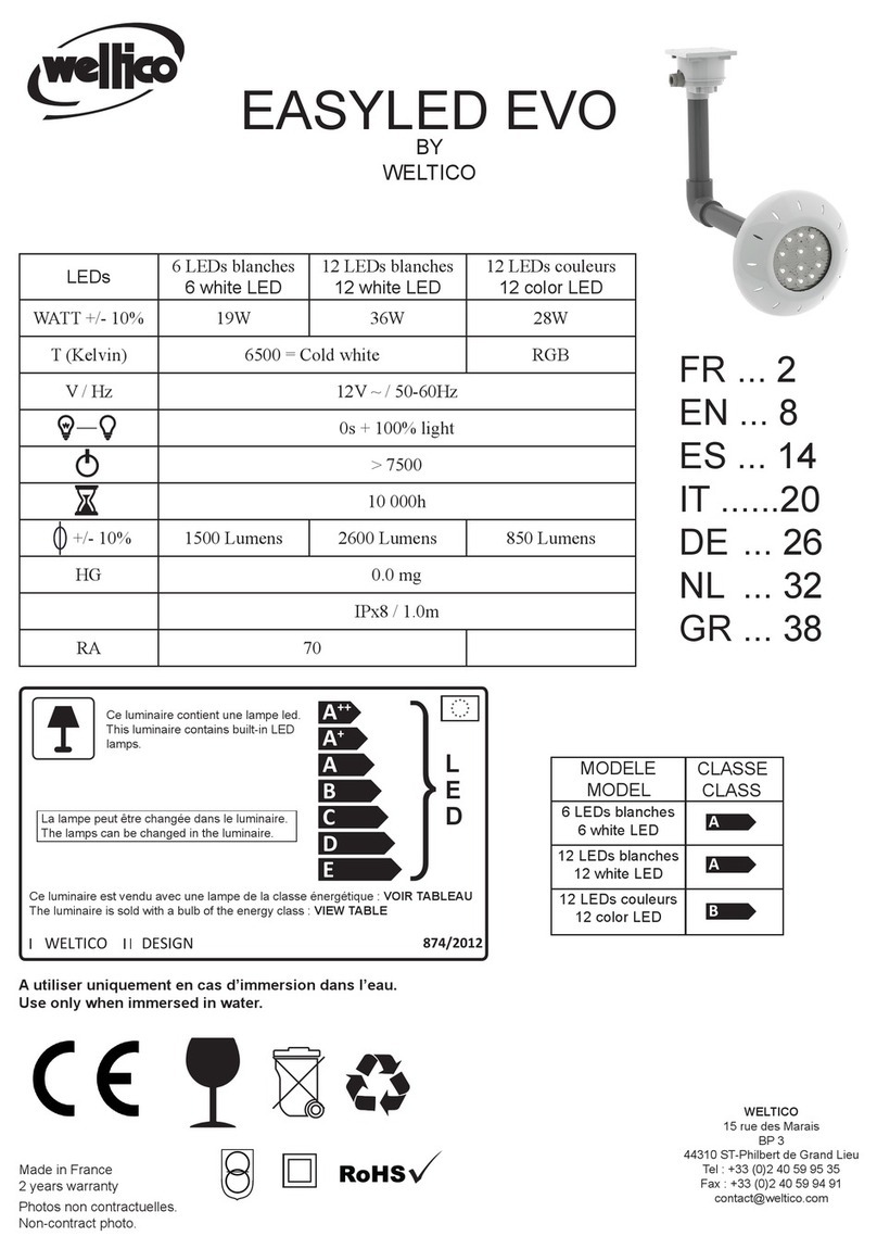 weltico EASYLED EVO instruction manual