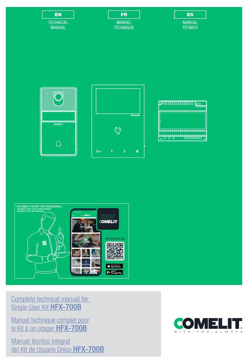 Comelit HFX-700B User manual