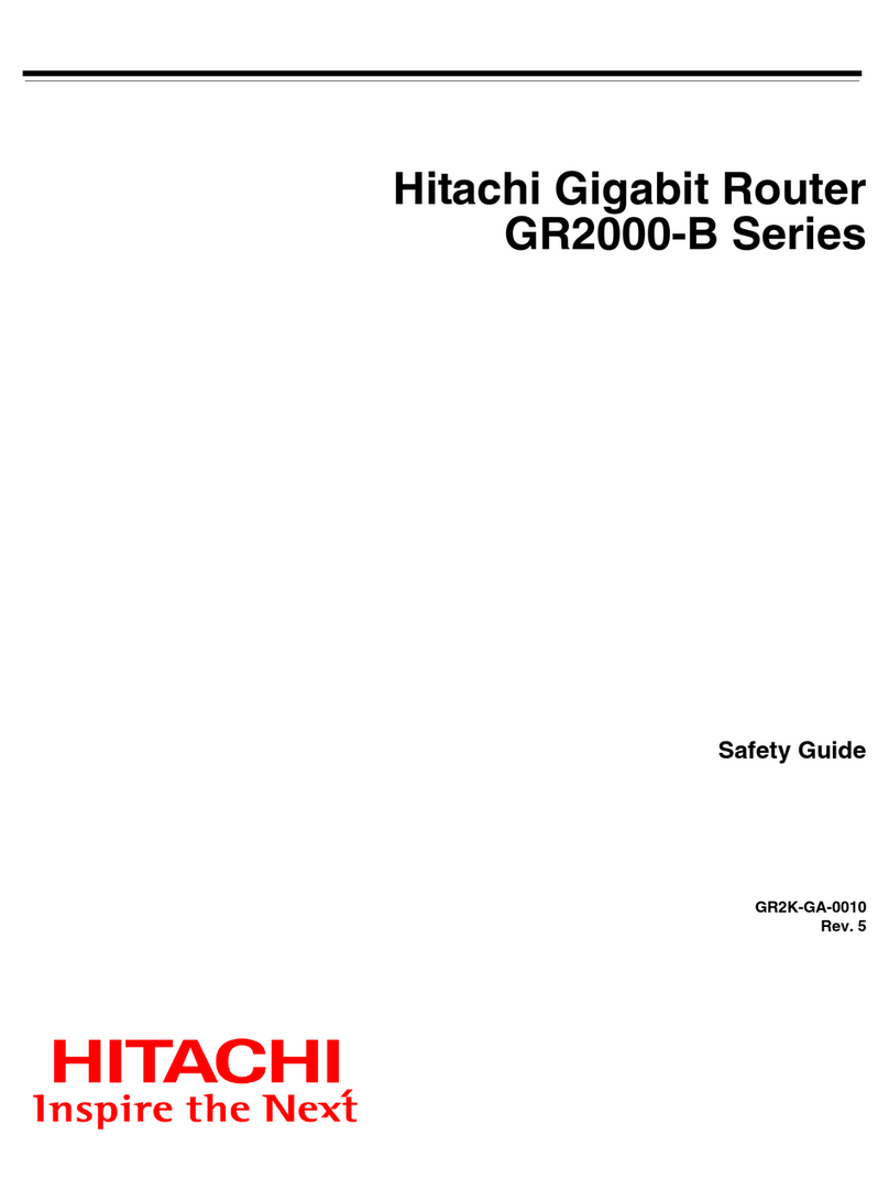 Hitachi GR2000-B Series Safety guide