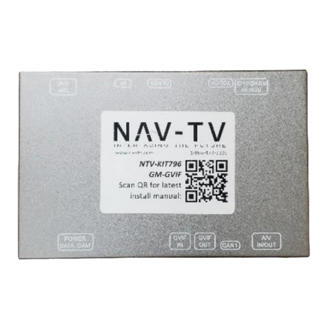 Nav TV GM-GVIF Manual
