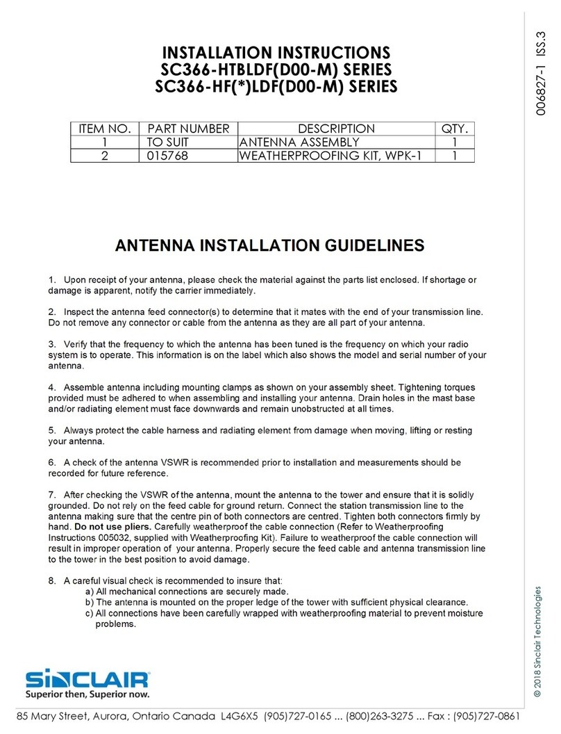 Sinclair MULTI SYSTEM SERIES installation instructions