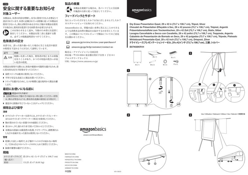 AmazonBasics Dry Erase B07K68KR1H User manual