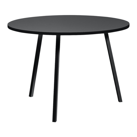 Hay LOOP STAND ROUND TABLE User manual